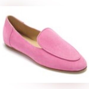 Etienne Aigner Pink Suede Loafers for Women